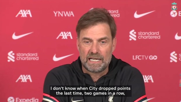 Klopp: 'I don't expect City to drop points'